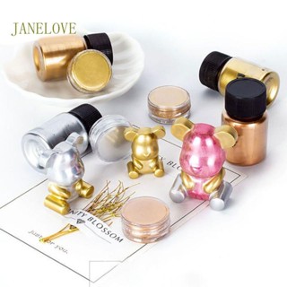 Jlove ผงสีเมทัลลิก อีพ็อกซี่เรซิ่น 12 สี สําหรับย้อมสีเครื่องประดับ ดินเหนียว เทียน