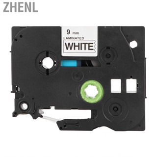 Zhenl Label Tape  Maker Long Lasting 9mm Width Black On White for LP420