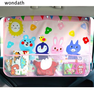 Wonda ม่านบังแดดรถยนต์ ลายการ์ตูน แฟชั่นฤดูร้อน