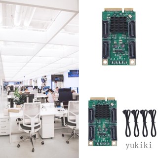 Kiki การ์ดขยาย Mini PCIE mSata เป็นอะแดปเตอร์ พร้อม 2 4 Sata3 0 6Gbps