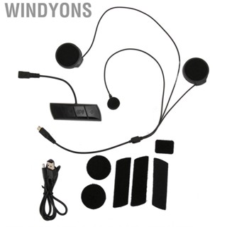 Windyons Motorcycle BT5.0  Headset  Handsfree Calling Intercom US