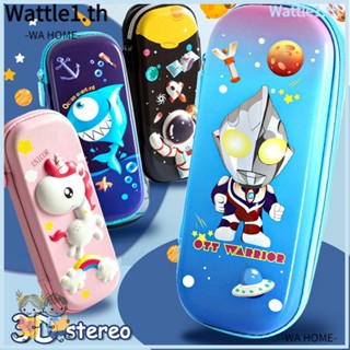 Wttle กล่องดินสอ EVA เครื่องเขียน แบบพกพา สําหรับโรงเรียน