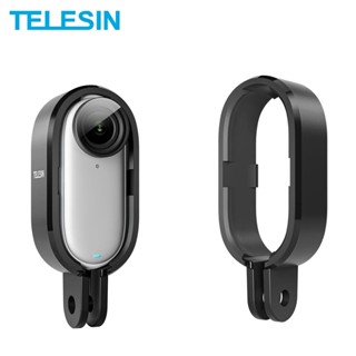 Telesin ฝาครอบป้องกัน พร้อมอะแดปเตอร์สองกรงเล็บ อุปกรณ์เสริม สําหรับ G03 Insta 360 Go 3 Go3