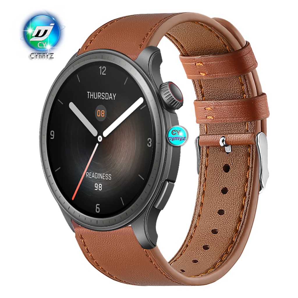 สายนาฬิกาข้อมือ สายหนัง สําหรับ Amazfit Balance Smart Watch Amazfit GTR 5