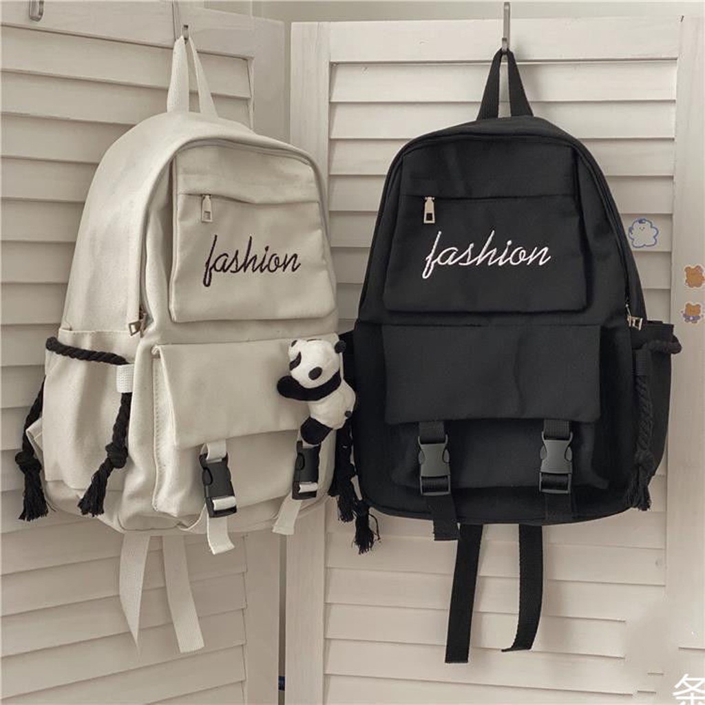 【พร้อมส่ง】Miss bag fashion กระเป๋าเป้ กระเป๋าสะพายหลัง รุ่น D-1531
