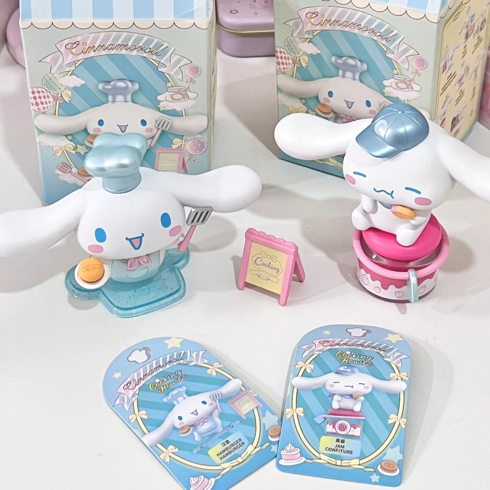 Sanrio x MINISO กล่องสุ่ม โมเดลฟิกเกอร์ Cinnamoroll 6 แบบ ความลับ 1 ชิ้น สําหรับเก็บสะสม