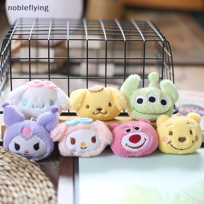 พวงกุญแจ จี้ตุ๊กตาการ์ตูน Sanrio Kuromi Cinnamoroll เหมาะกับของขวัญ สําหรับตกแต่งกระเป๋า