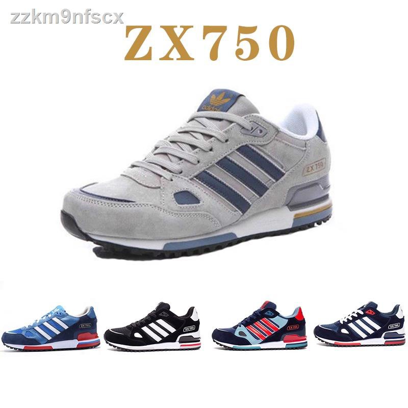 ใหม่ Adidas- zx750 รองเท้าผ้าใบ สําหรับผู้ชาย ผู้หญิง
