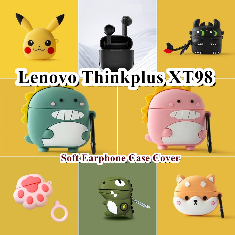 【Case Home】เคสหูฟัง ซิลิโคนนิ่ม ลายการ์ตูน สําหรับ Lenovo Thinkplus XT98