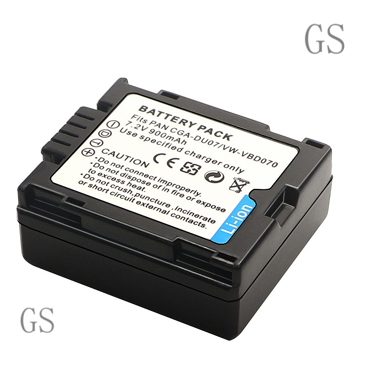GS Suitable for Panasonic Panasonic CGA-DU07/VW-VBD070 Lithium Battery Digital Camera Battery
