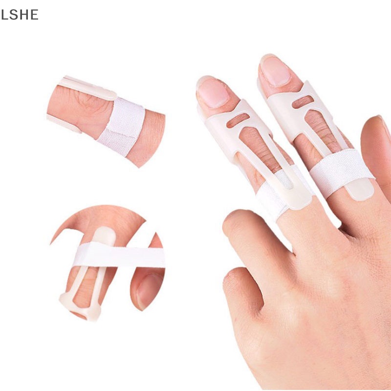 [LSHE] อุปกรณ์เฝือกสวมนิ้วมือ บรรเทาอาการปวดนิ้ว ปรับได้