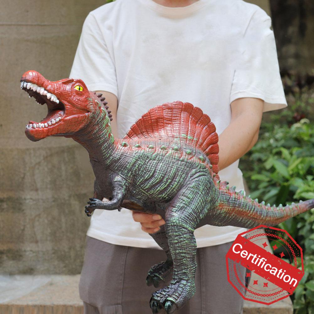 ของเล่นตุ๊กตาไดโนเสาร์ ยางนิ่ม ขนาดใหญ่ 30 ซม. พร้อมเสียงจําลอง S8O2
