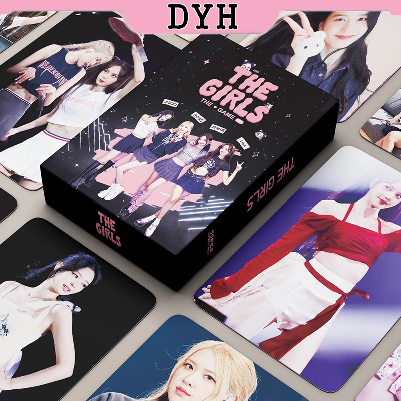 Dyh 55 ชิ ้ น/box BLACKPINK Photocards THE GIRLS LOMO การ ์ ดอัลบั ้ ม KPOP โปสการ ์ ด