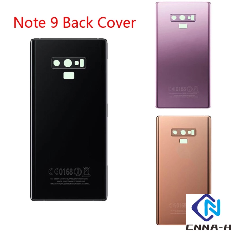 ฝาครอบแบตเตอรี่ด้านหลัง พร้อมเลนส์กล้อง สําหรับ Samsung Galaxy Note 9 N960 SM-N960F