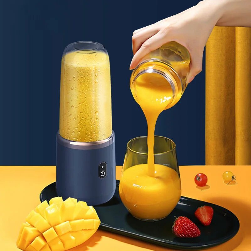 Portable Juicer Blender 300ml Electric Fruit Juicer USB Charging Lemon Orange Fruit Juicing Cup Smoo
