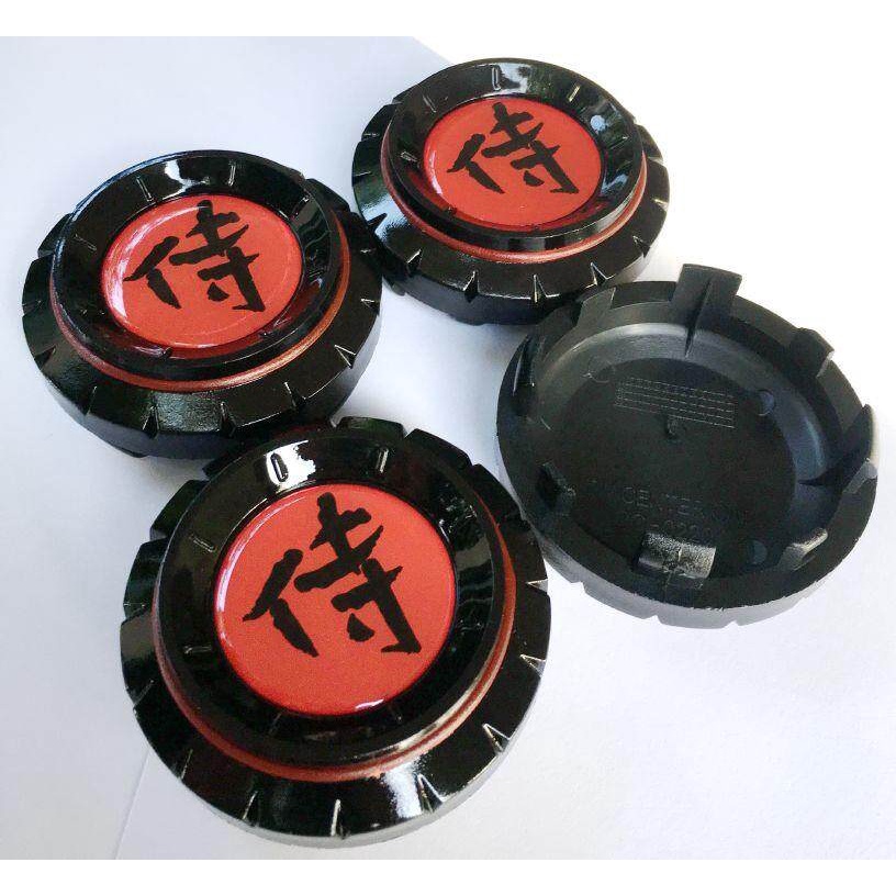 4 ฝาครอบดุมล้อ Lenso samurai ขนาด 58mm เลนโซ่ ดุม ดุมล้อ ฝาครอบล้อ แม็ก  ส่งด่วนส่งไว