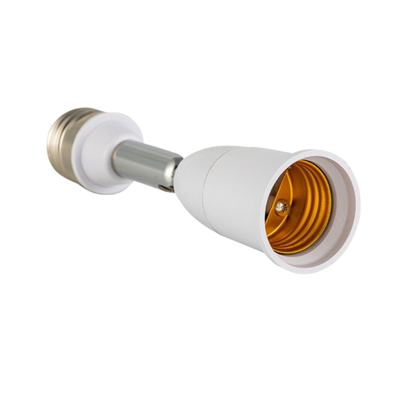 KIN E26 E27 หลอดไฟซ็อกเก็ต Extender อะแดปเตอร์ 180 องศา Bendable Light Fixture E26 E27 ถึง E26 E27 ฐ
