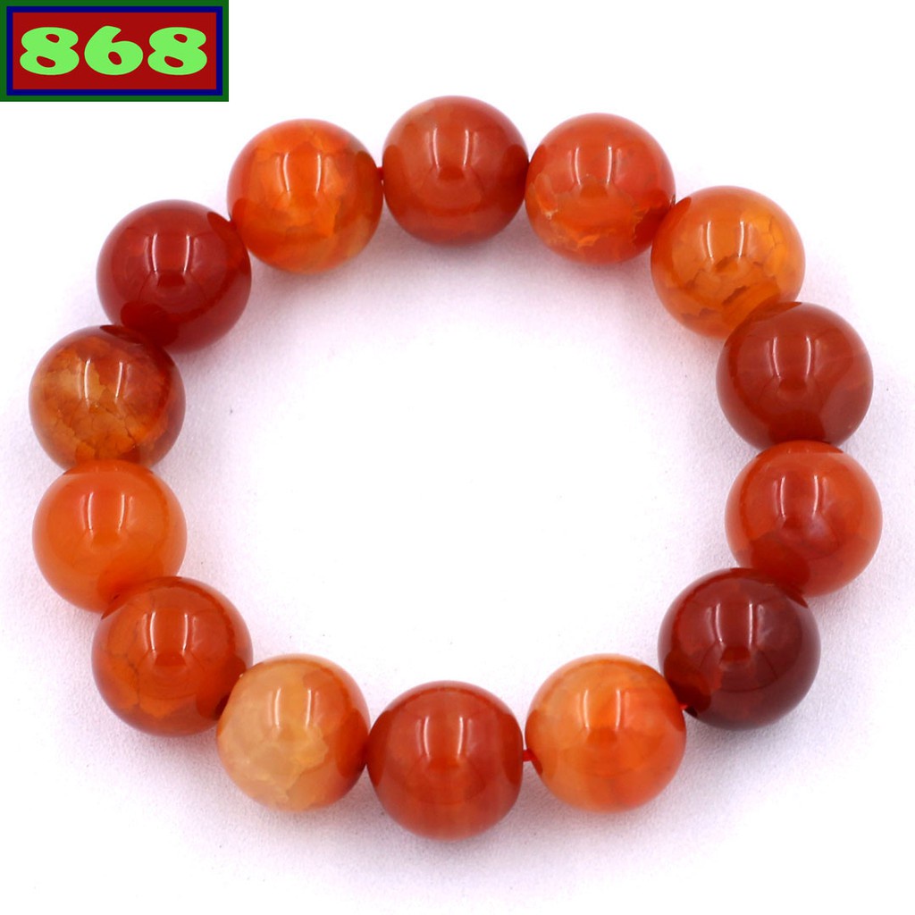 Orange stone bracelet