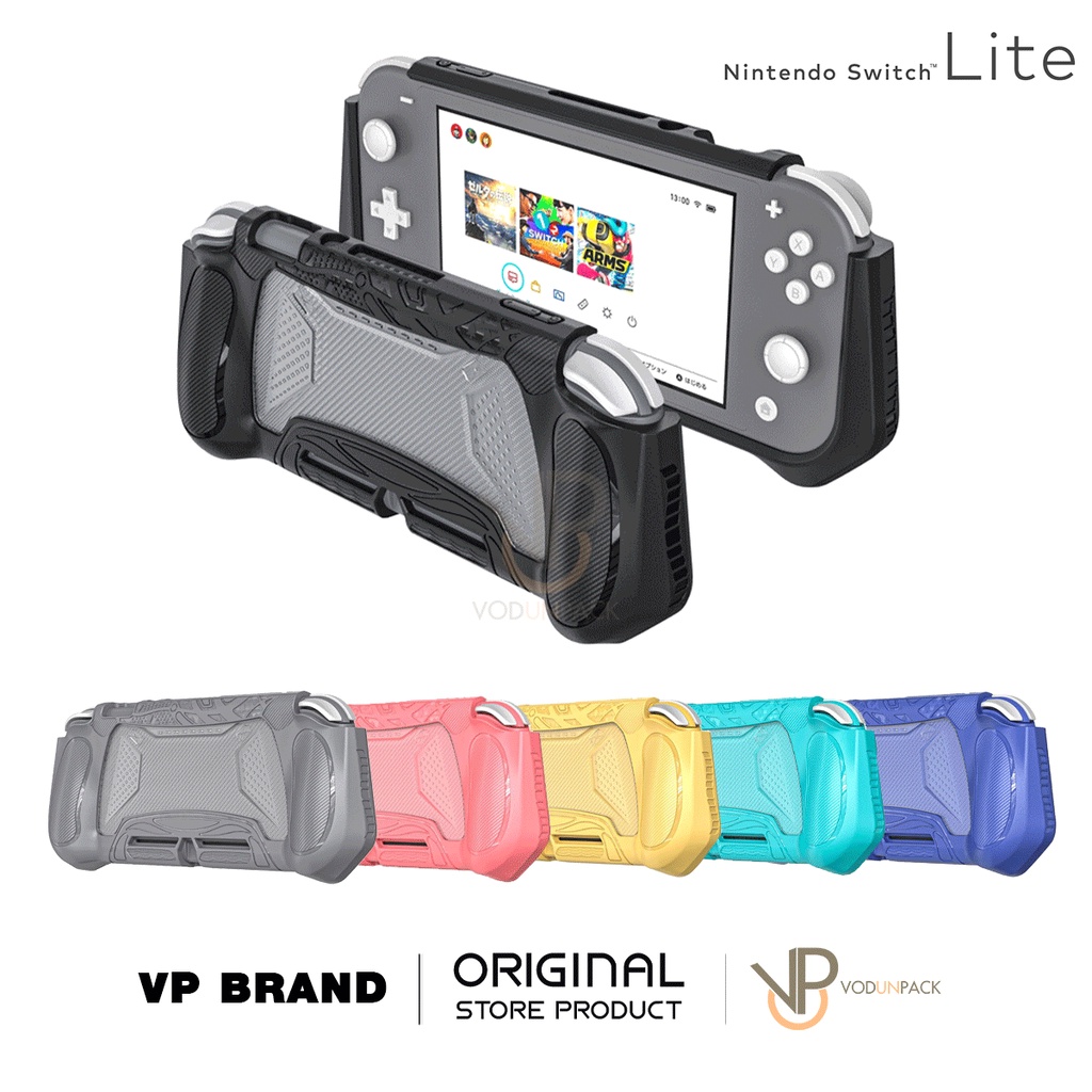 Nintendo Switch Lite เคส Bumper กันกระแทก เพิ่มการจับถือมั่นคงมากขึ้น น้ำหนักกำลังดี