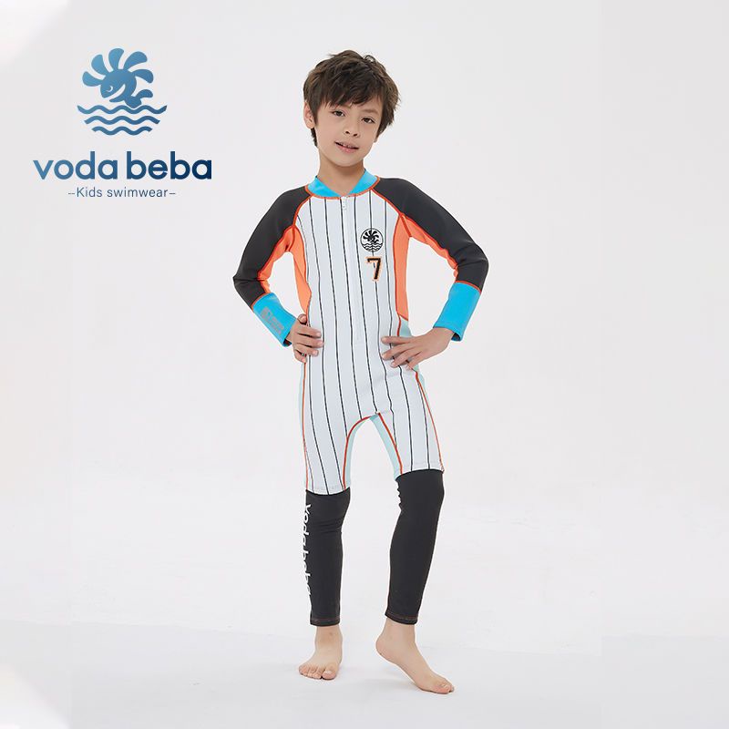 VODA BEBA مايوه أطفال دافئ قطعة واحدة سريع الجفاف — صورة 4