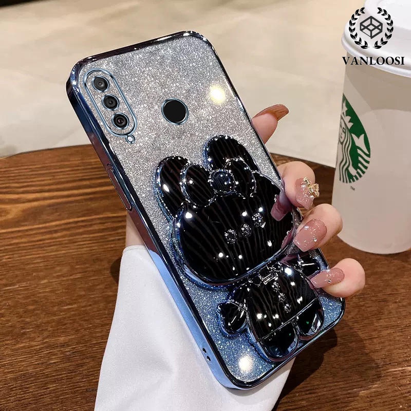 เคส Huawei p30 lite p30 pro ผงประกาย ชุบไฟฟ้า ซิลิโคน นิ่ม น่ารัก กระต่าย เคสโทรศัพท์ ป้องกันการตก