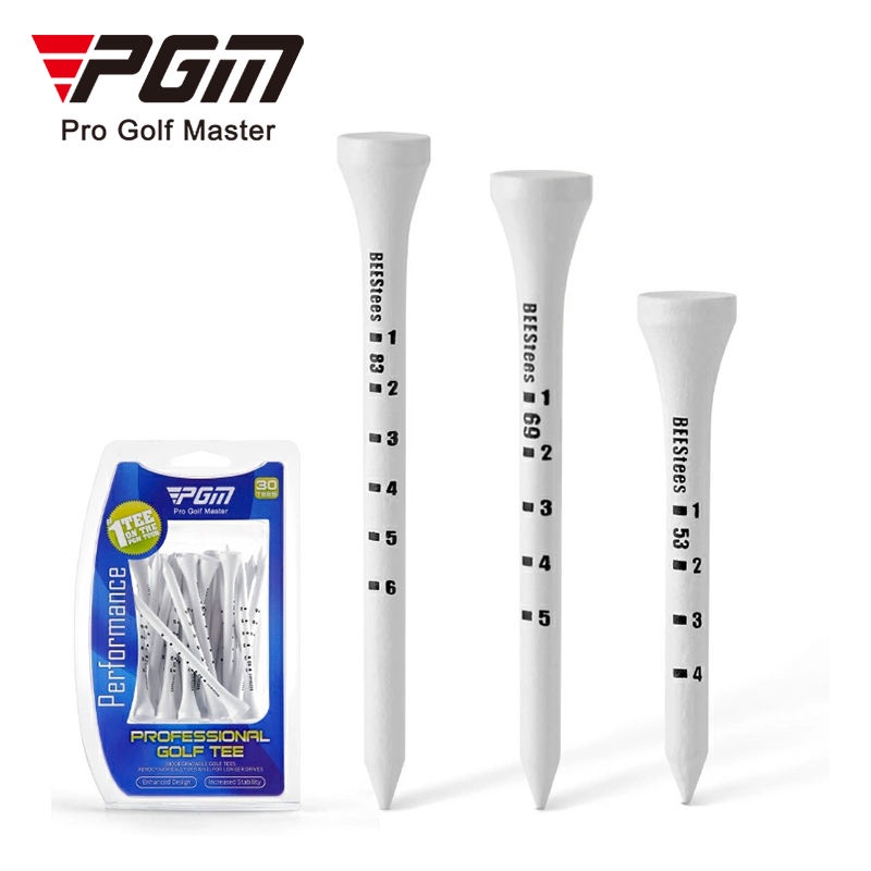 PGM QT029 Golf Wood TEE ปรับความสูงได้ จำกัด เล็บกอล์ฟบันไดความลึกทำเครื่องหมายกรอบลูกเสิร์ฟ