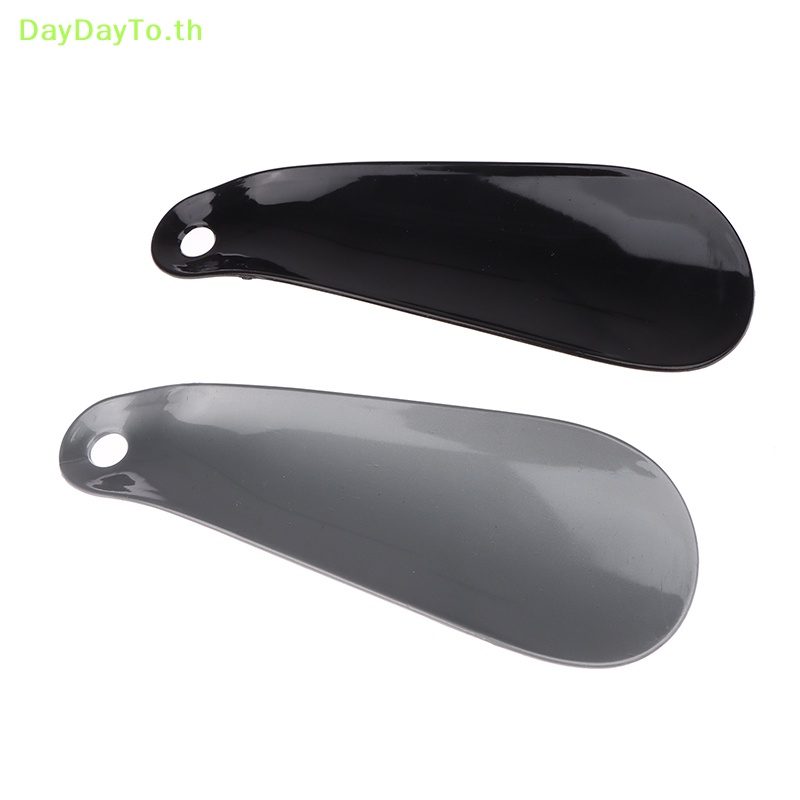 Daydayto แตรพลาสติก รูปช้อน ขนาดเล็ก 11 ซม. แบบพกพา ยืดหยุ่น ทนทาน สําหรับยกรองเท้า