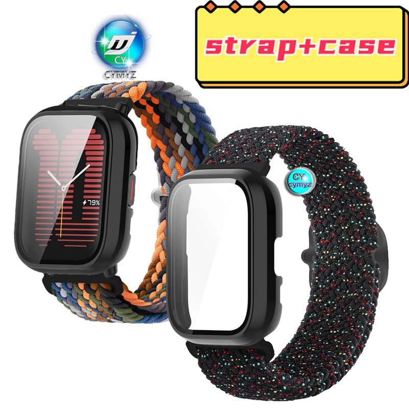 สาย Amazfit Active สาย สายนาฬิกาสายซิลิโคน Amazfit Active สายรัด เคส Amazfit Active เคส เคสป้องกัน ฟิล์ม Amazfit Active ฟิล์ม ฟิล์มกระจกนิรภัย HD