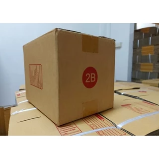 กล่องไปรษณีย์ เบอร์ 2B ขนาด 17×25×18 ซม. กล่องพัสดุฝาชน แพ็ค 10 ใบ หนา 3 ชั้น ราคาส่ง พร้อมส่ง Qbox7 คุ้มสุดต่อใบ