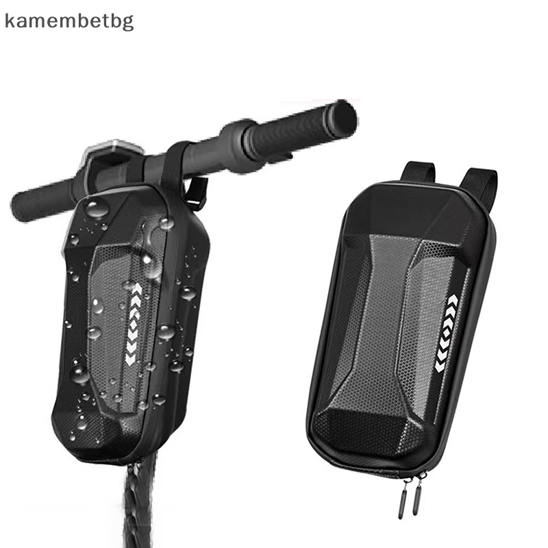 Kamembetbg ไฟฟ้าสกู๊ตเตอร์กระเป๋าอุปกรณ์เสริม Man ผู้ใหญ่กันน้ําสําหรับสกู๊ตเตอร์ด้านหน้ากระเป๋าจักรยานกระเป๋ากันฝน TH