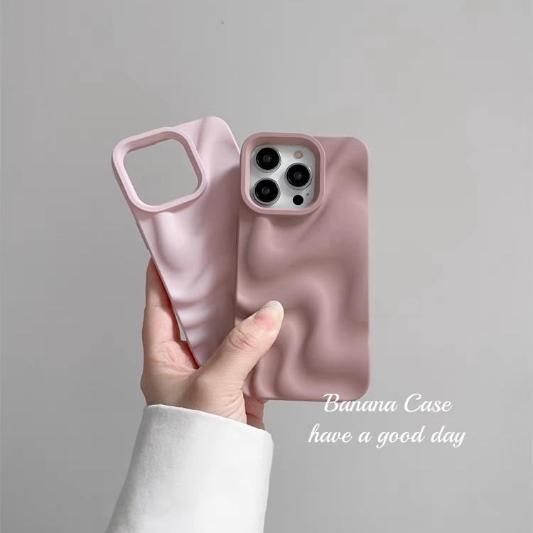 รูปแบบคลื่นไม่สม่ําเสมอสําหรับ iPhone 16 11 12 13 14 15 Pro Max Case