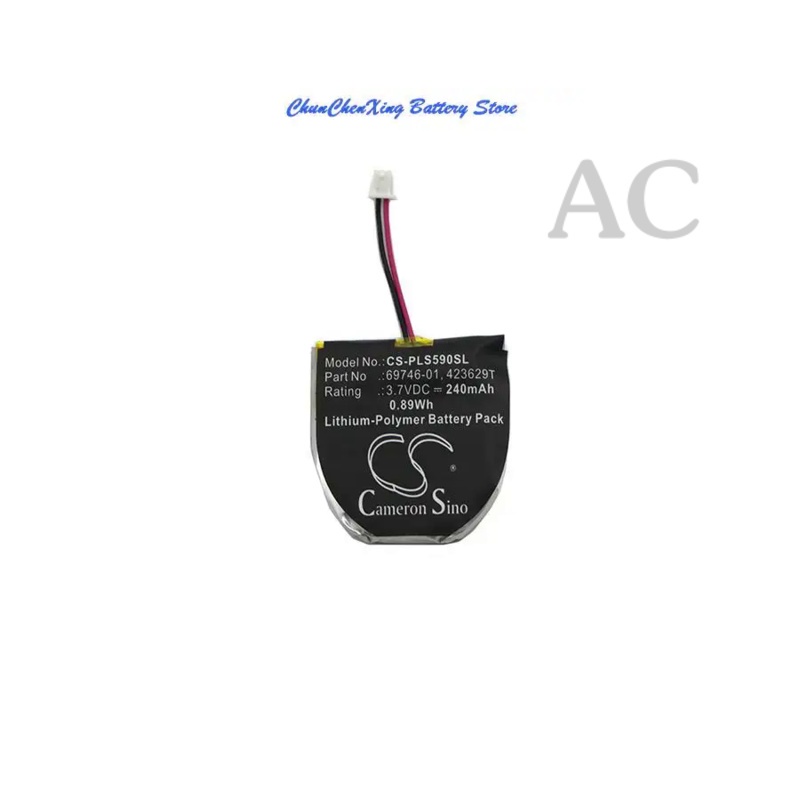 AC Cameron Sino  Battery 423629T, 67777-01, 69746-01 for Plantronics Pulsar 590, Pulsar 590A, Pulsar