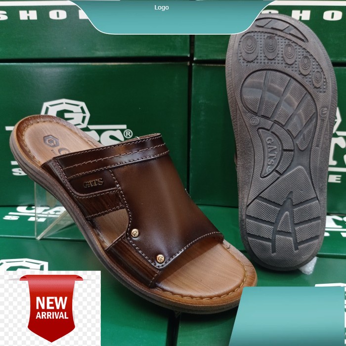 Gats SL 903 รองเท้าแตะหนังสีน้ําตาลเข้ม original By Gats