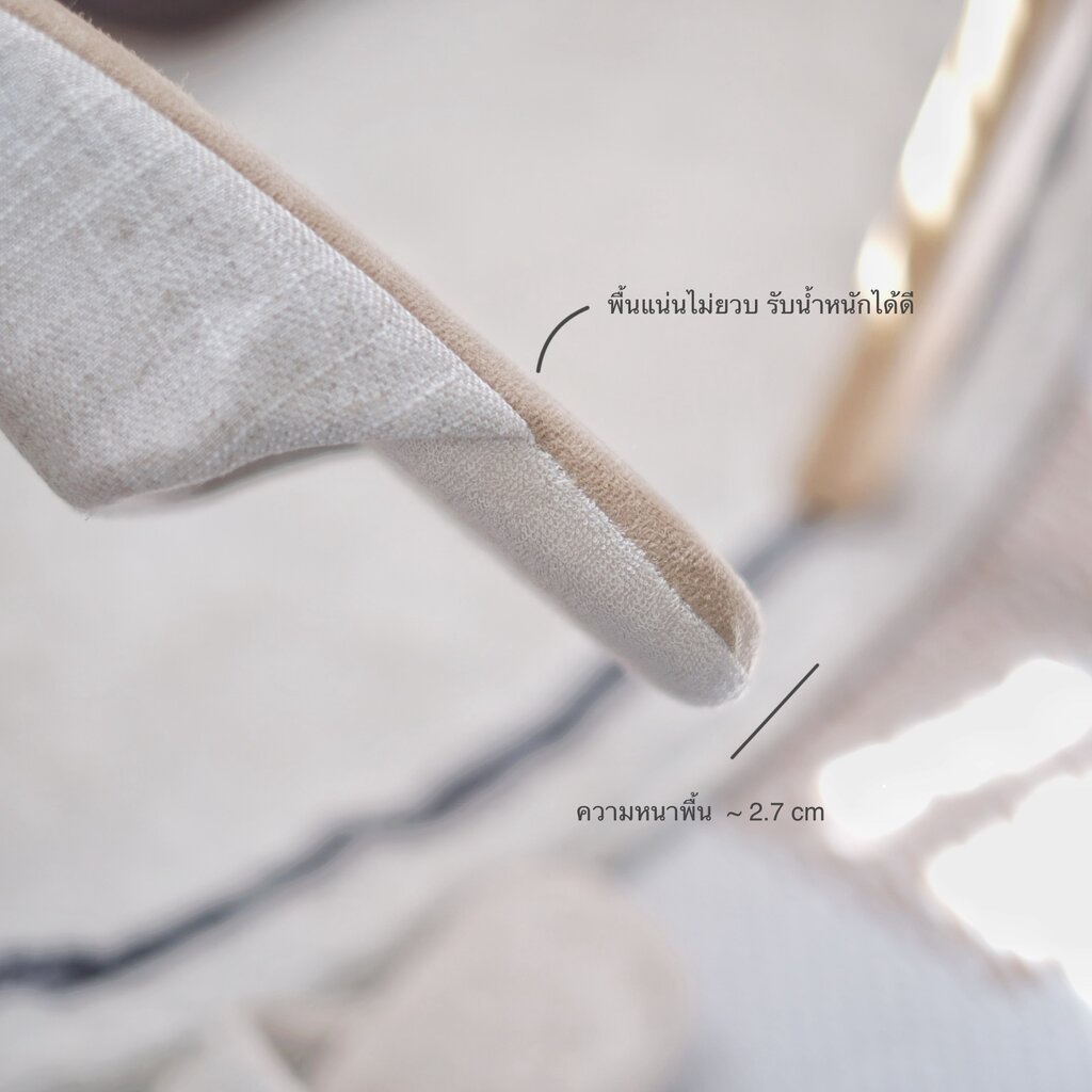 Omocha - Linen slipper รองเท้าใส่ในบ้าน รองเท้าผ้าลินิน
