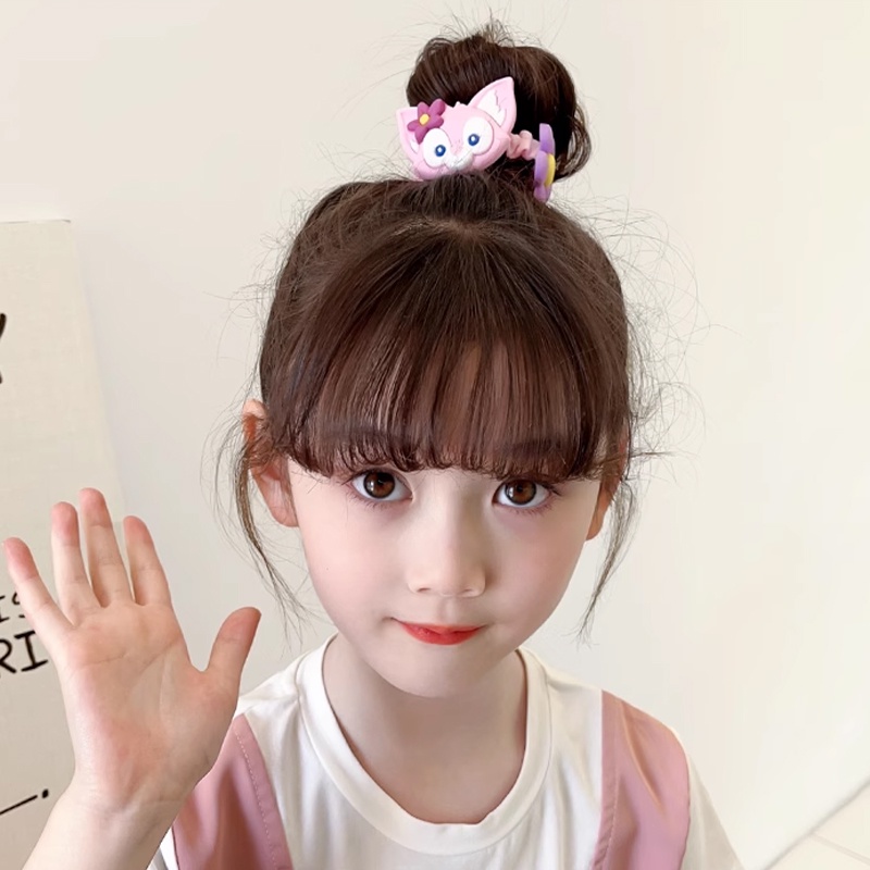 ส่งเร็ว ยางรัดผม ลายการ์ตูน สีแคนดี้น่ารัก มี5สี ความยืดหยุ่นสูง สไตล์ญี่ปุ่น และเกาหลี สไตล์เกาหลี เด็กเด็กทารกราคาถูกท