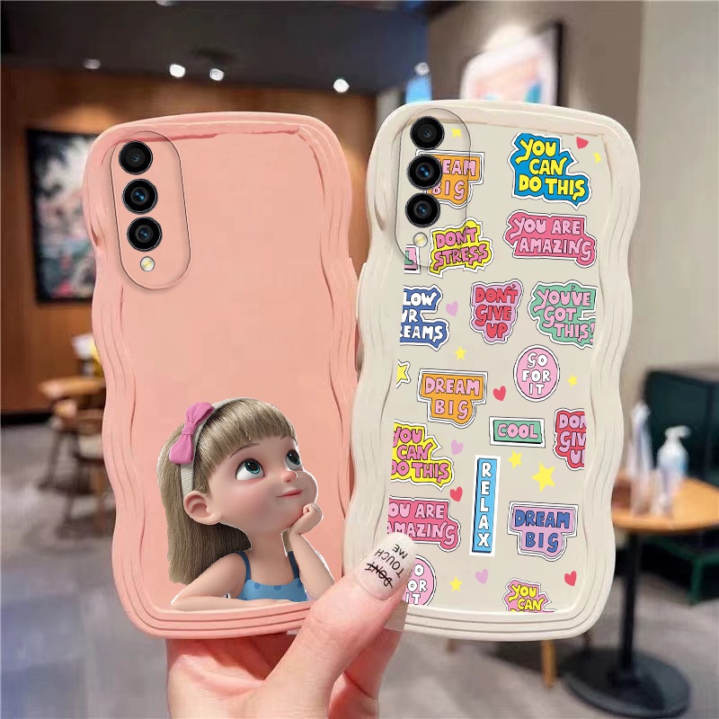 เคสสําหรับ Wiko T50 W-P861-01 W-P861-02 เคสโทรศัพท์เคสคลื่นลายการ์ตูนน่ารักนุ่ม TPU ฝาหลัง
