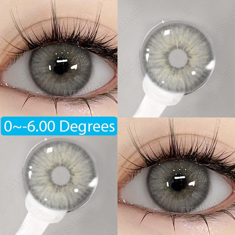 Eyeshare คอนแทคเลนส์สายตาสั้น 0~-6.00 องศา 1 คู่