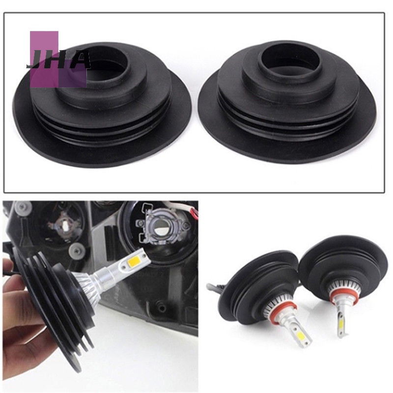 [JHA] ใหม่ ฝาครอบไฟหน้ารถยนต์ LED ยางนิ่ม กันฝุ่น 1 ชิ้น
