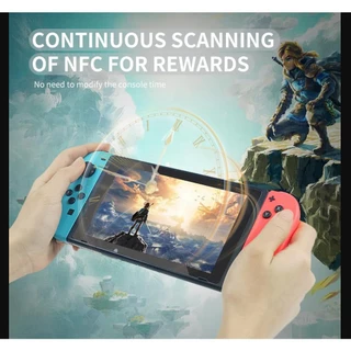 Allmiibo Nintendo Switch amiibo NFC ตัวจําลองบลูทูธ ใช้ตัวละครทุกตัว