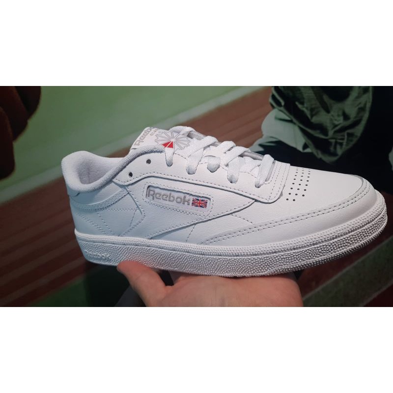 Reebok CLUB C 85 (92% Leather) SNEAKERS TENNIS SHOES WHITE