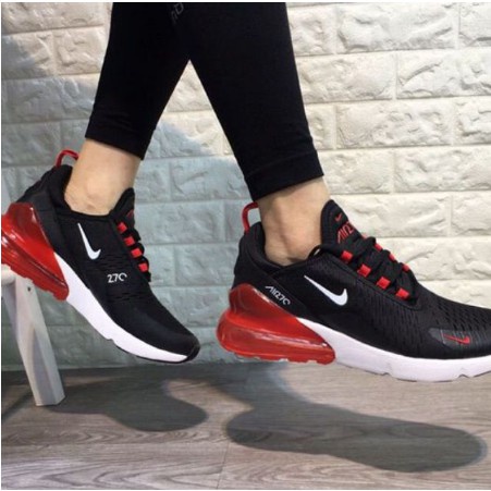 Nike air max 270 High Cut บาสเก็ตบอลสำหรับผู้ชายและผู้หญิง รองเท้า true