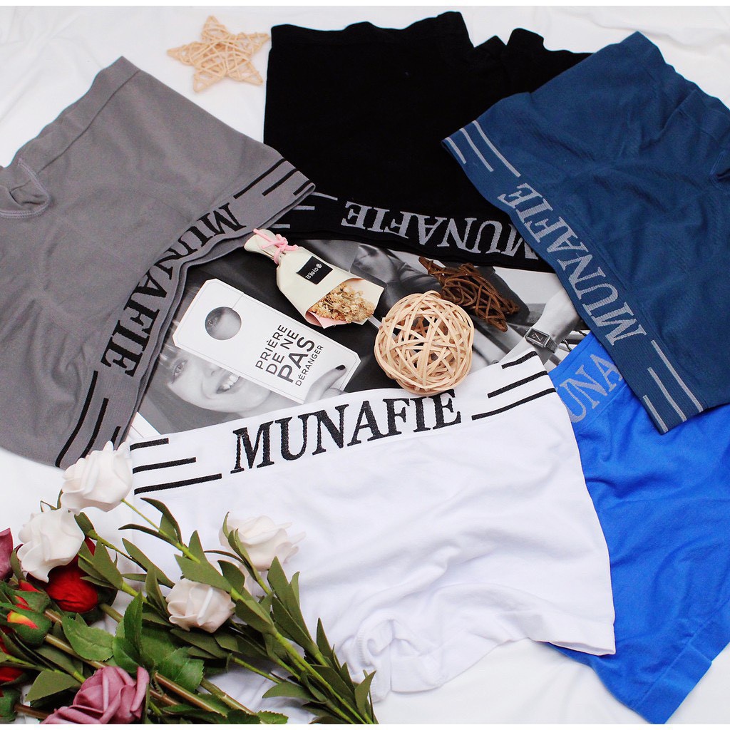 🎈boxer munafie กางเกงในผู้ชาย กางเกงบ๊อกเซอร์ผู้ชายแนบเนื้อ ใส่สบาย🎈 #boxer010