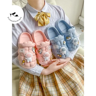 รองเท้าแตะแบบสวมใส่ง่าย เข้ากับเท้า สีละมุนขับผิว พื้นยาง ใส่ง่ายน้ำหนักเบา มีหลายสี #sy117