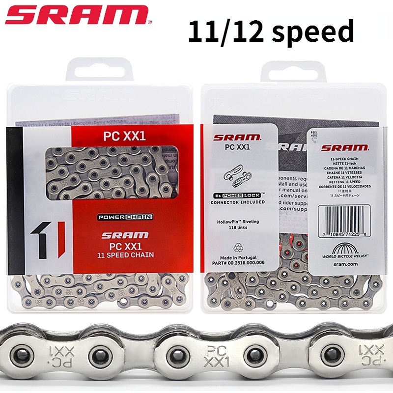 SRAM GX NX XX1 EAGLE โซ่ 12 ความเร็ว MTB Road Bike CHAIN 126L 118L Links 11 ความเร็วพร้อม Power Lock