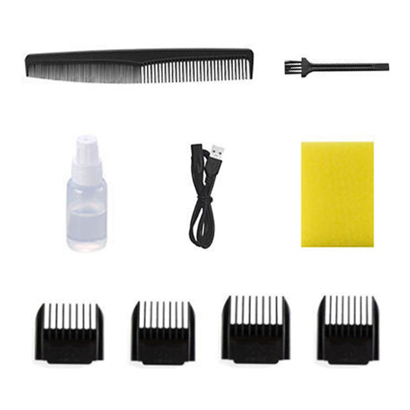 (สินค้าส่งจากกรุงเทพ) Electric USB hair Clipper บัตตาเลี่ยนชาร์จไฟฟ้า ตัดผม ที่ตัดผมไฟฟ้า - รูปที่ 4