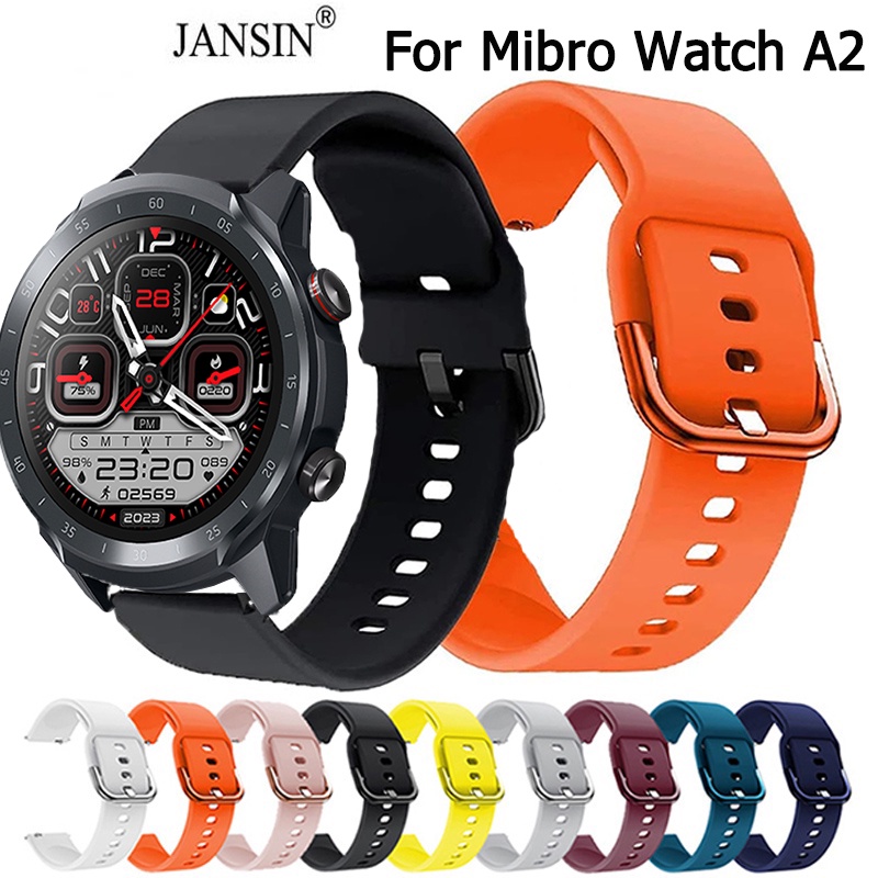 สายนาฬิกาข้อมือซิลิโคน Mibro Watch A2 สําหรับ Sport mibro watch a2