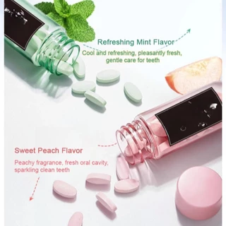 MOUTHWASH TABS น้ำยาบ้วนปากชนิดเม็ด พกพาง่ายสะดวกสบาย ลมหายใจหอมสะอาด อ่อนโยนไม่แสบร้อน ไม่มีสารอันตราย