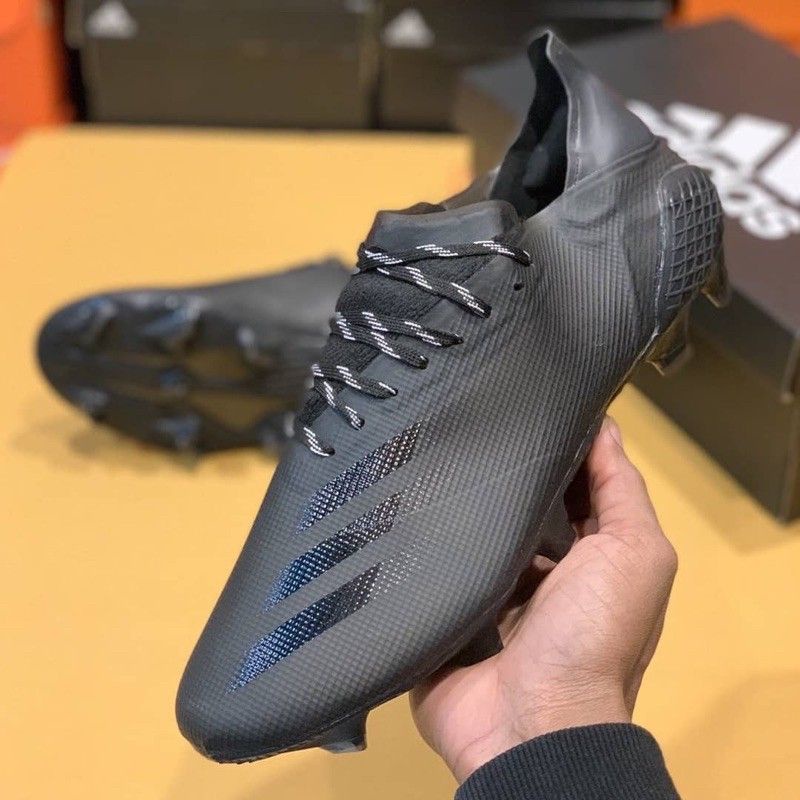 Adidas X Ghosted .1 Full Black FG รองเท้าฟุตบอล สันทนาการ