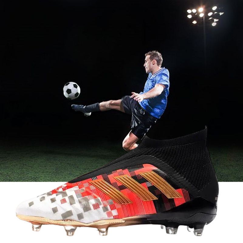 Adidas Predator 18+ Soccer Shoes Outdoor Sports Shoes Men Football Boots กีฬาสบาย ๆ