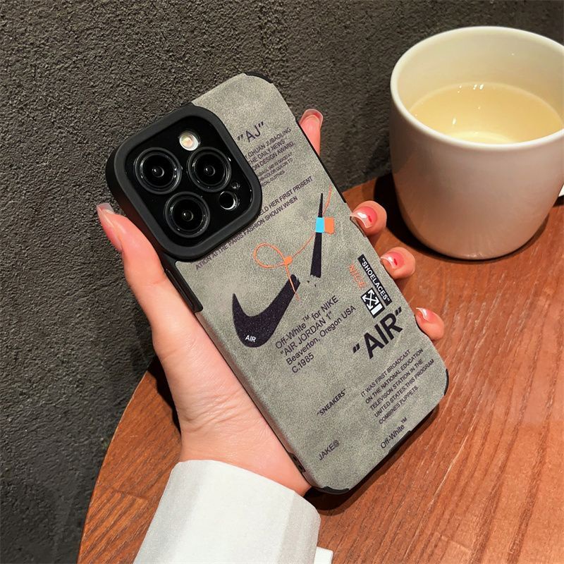 เคสโทรศัพท์มือถือหนัง แบบนิ่ม สีเทา สําหรับ Iphone 7 8 Xr 13 14promax 11 12pro 15promax